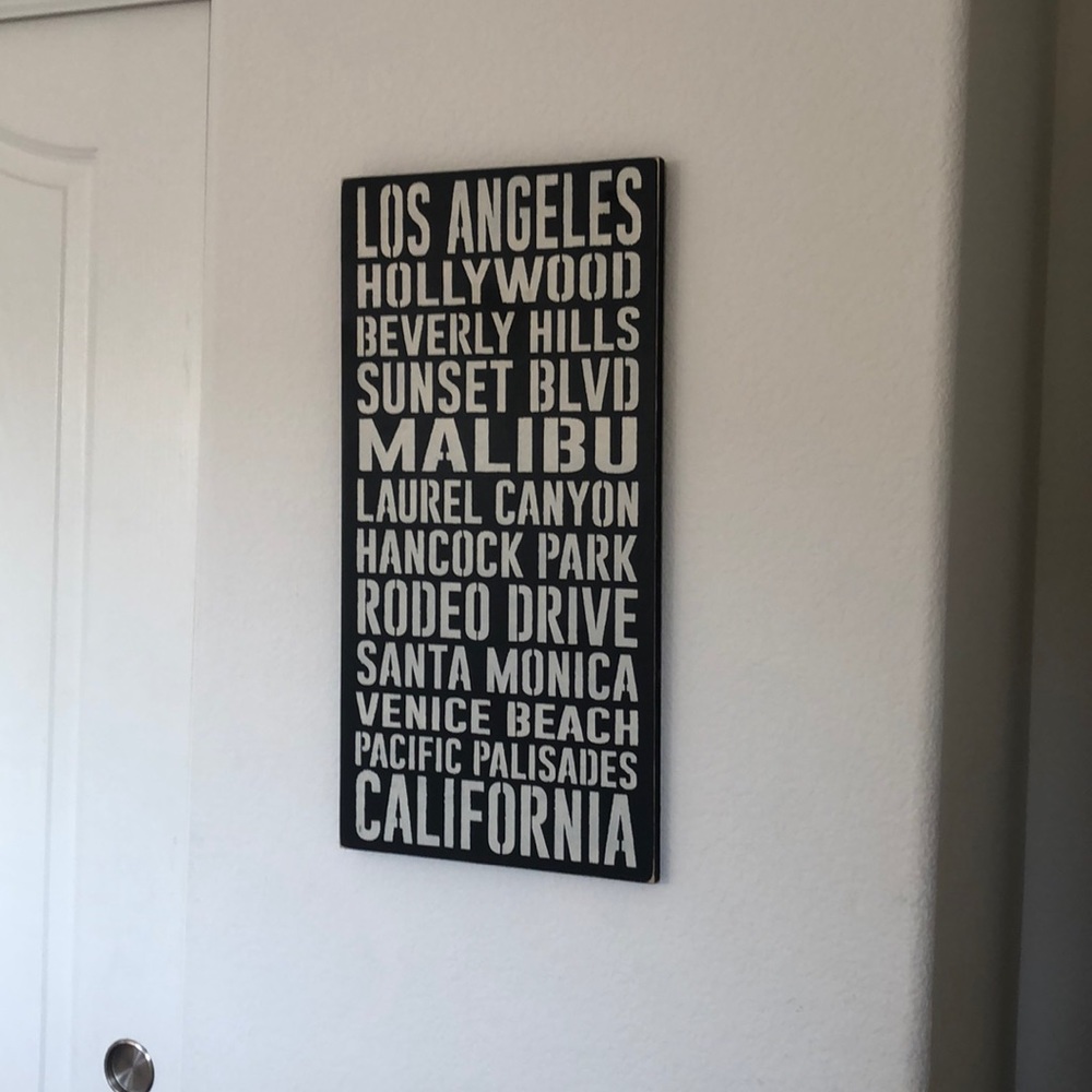 SOCAL Wood Sign